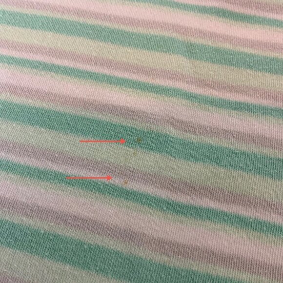 Gymboree Knit Baby Blanket Reversible Mint Green Stripe Polar Bear Trees 2017 - Picture 7 of 7